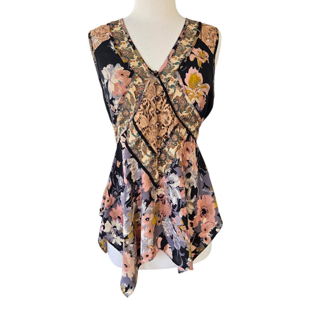 Vintage Gimmick Fairy Boho Y2K Tank Top Size XS